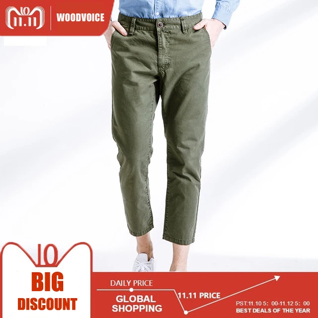

Spring New High Quality Men's Cargo Trousers Man Full Length Casual Pants Fashion Designer Free Shipping Jogger Male Colorful