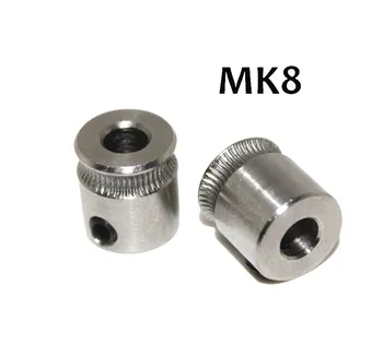

Official iSmaring MK8 Extrusion Gear 1.75MM or 3MM for Reprap Makerbot 3D Printer 9*5*11mm Diy Wheeled Robotic Car Chassis Diy