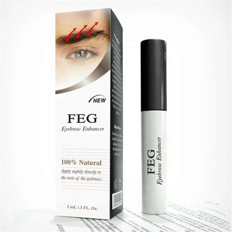 FEG усилитель бровей, сыворотка для роста бровей, Жидкий Макияж для роста ресниц, для бровей, длиннее, толще,, растущая косметика, 1 шт - Цвет: Eyebrows Enhancer