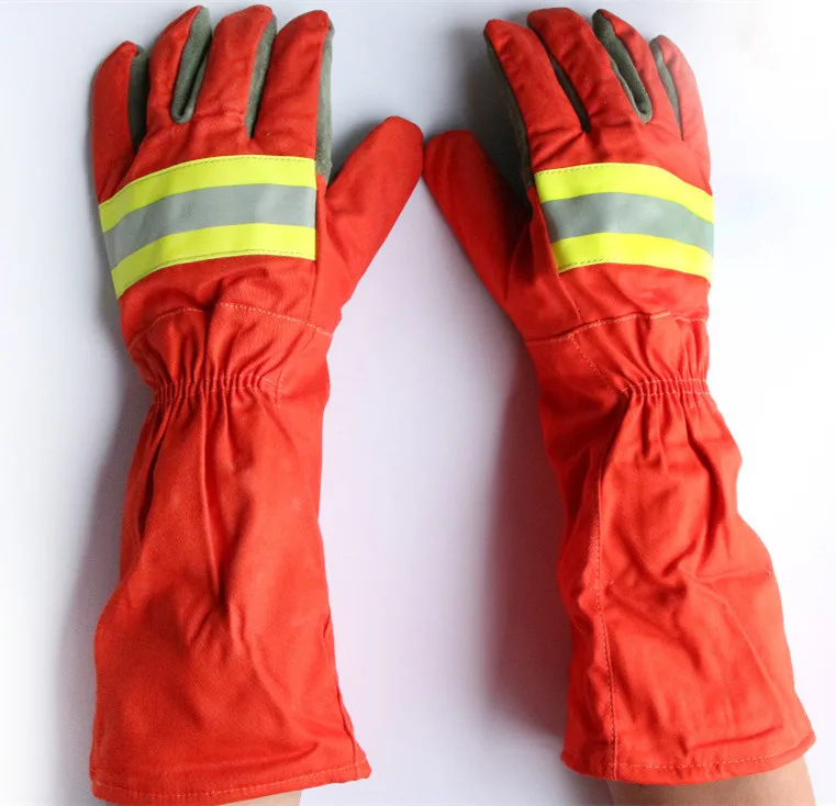 Free shipping hot selling long sleeve safety fire fighting protecting gloves high temperature insulated anti-stream waterproof Free shipping hot selling long sleeve safety fire fighting protecting gloves high temperature insulated anti-stream waterproof