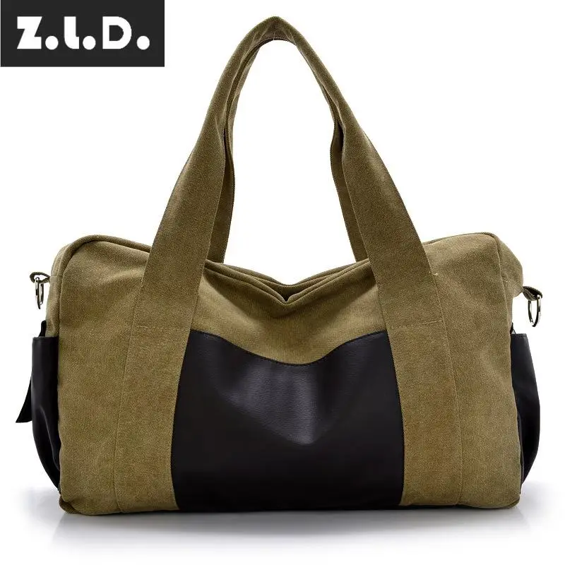 Z.l.d. Новый модный холщовый мешок дамская сумка большой емкости Сумка выходные пляжная сумка