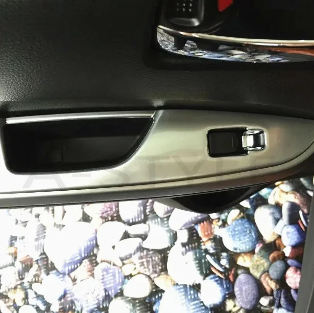 Для Suzuki Vitara- автомобиля ABS хром Внутренняя дверь окно стекло переключатель панель Крышка отделка рамка молдинг 4 шт