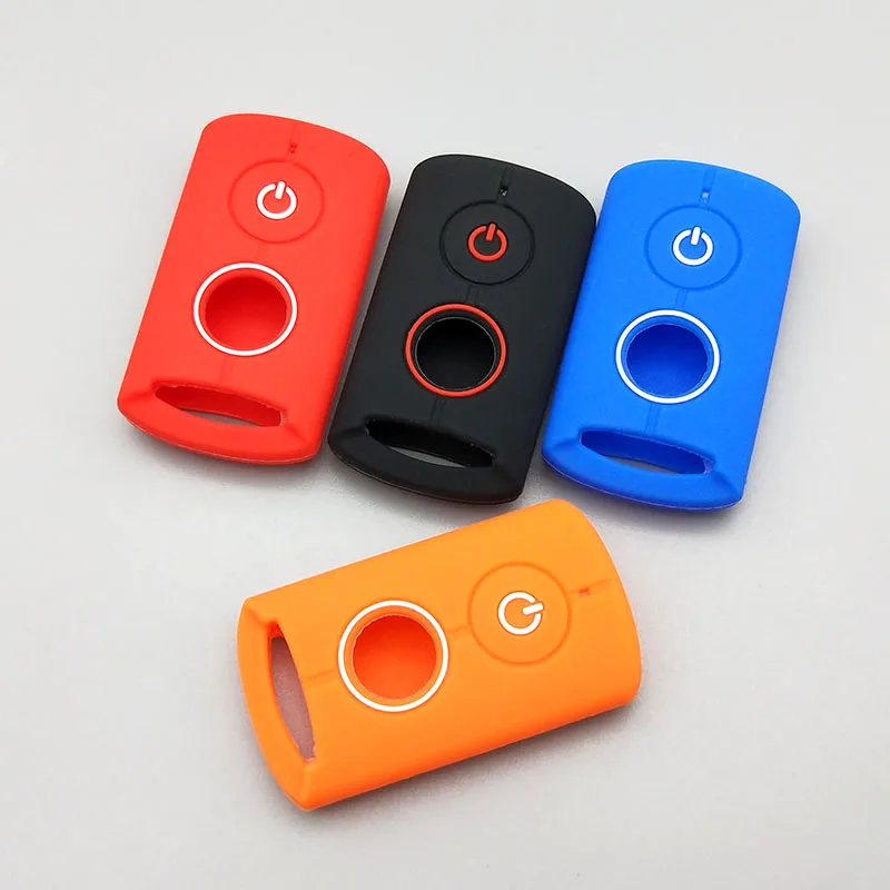

10 units 2 button motor key rubber protection shell For YAMAHA NVX155 QBIX AEROX JAUNS XMAX300 silicone cover case set
