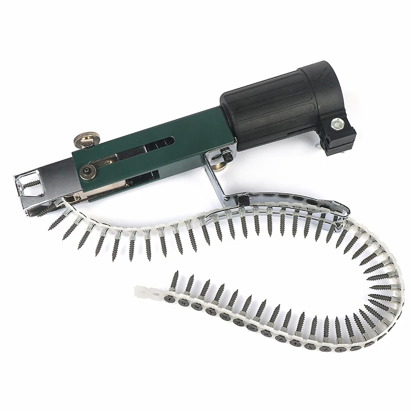 Najtaniej Śruba pistoletowa łańcuszek do spodni otwór automatyczny przybijanie narzędzia do obróbki drewna do pistoletu śrubowego elektronarzędzia automatyczna taśma śrubokrętowa