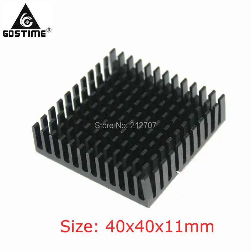 

1 Piece Gdstime 40x40x11mm IC Radiator CPU Cooler Aluminum Heatsink Heat sink