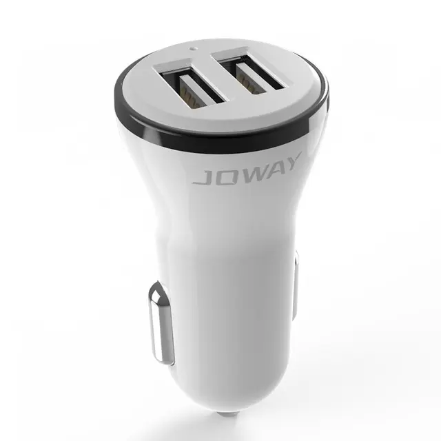 JOWAY 2 USB Output Car Charger 2.4A max(Real) Fast Charge For Iphone 6s 6 plus SE for Samsung S6 S5 S4 mobile phones tablets