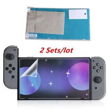 

2 Pack 9 H High Light Screen Protector For Nintend Switch LCD Protective Film Cover For Nintendo Switch NS Protect Accessories