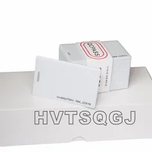 100 шт./лот, высокое качество EM ID Толстая пустая карта записи и чтения EM4100 реакционная ID карта 125 кГц RFID карта