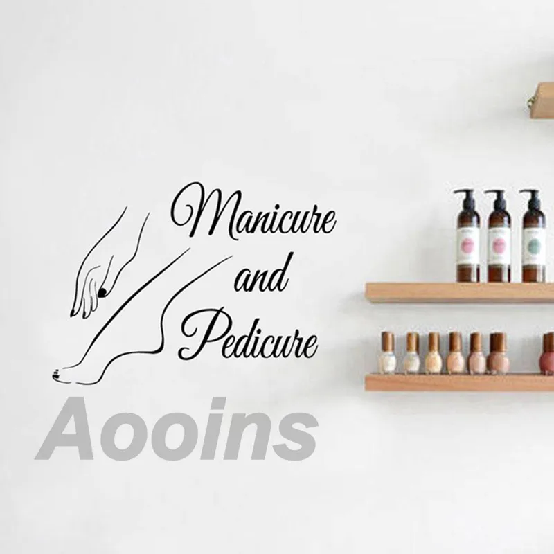 Nail wall decal