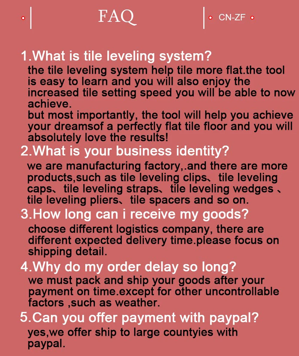 Tile Leveling System Fixtures (15)