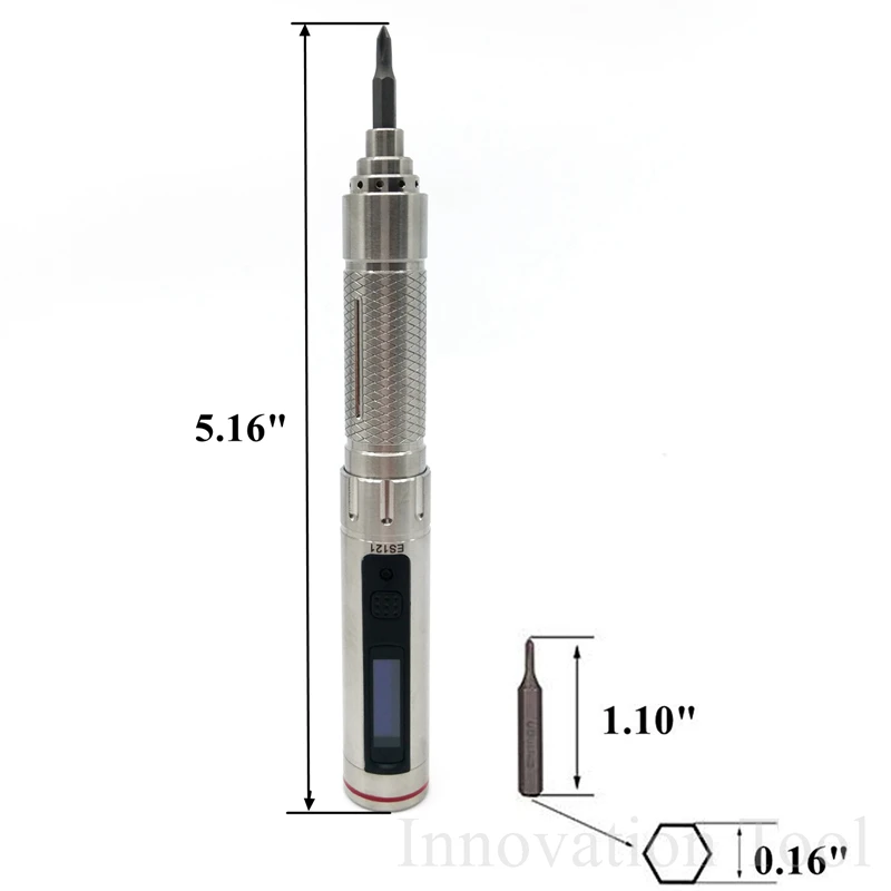 ES121 мини прецизионная электрическая отвертка Беспроводная литий-ионная батарея гироскопа управления движением 4 мм отвертка USB кабель