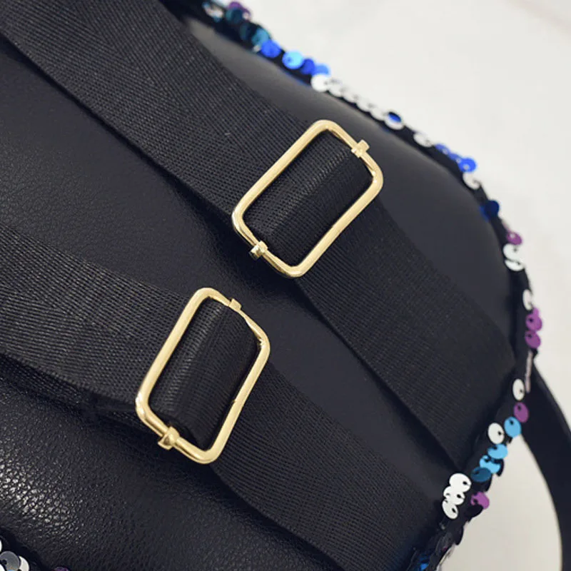 Women Sequined Backpack PU Leather Small Sequins Female Backpacks New Arrival Bling Designer Travel Girl Rucksack Mochila BP0198 (17)