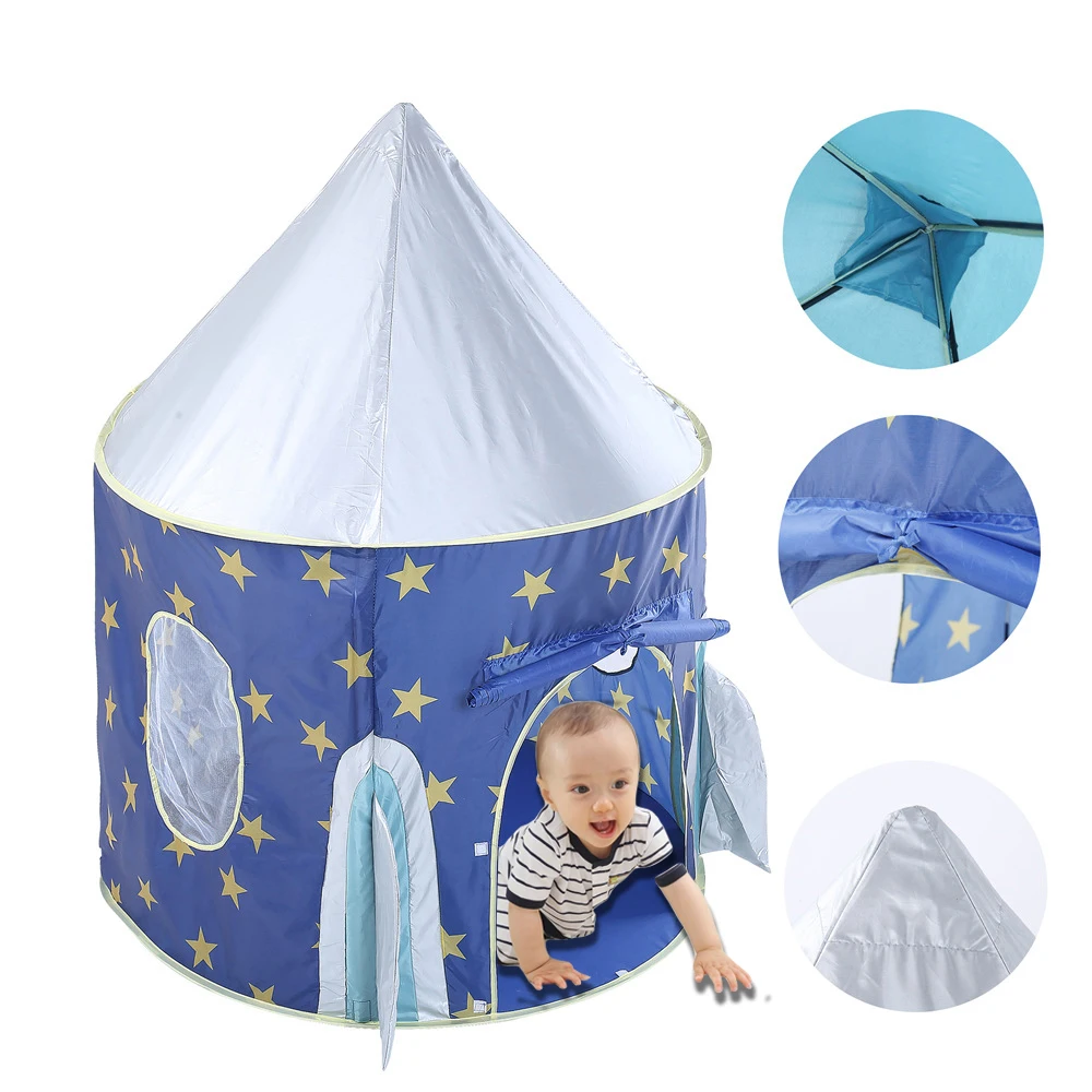  Folding Play Toy Tent Castle for kids Baby play house Ocean Ball Pool Tent Children Rocket Space Pi