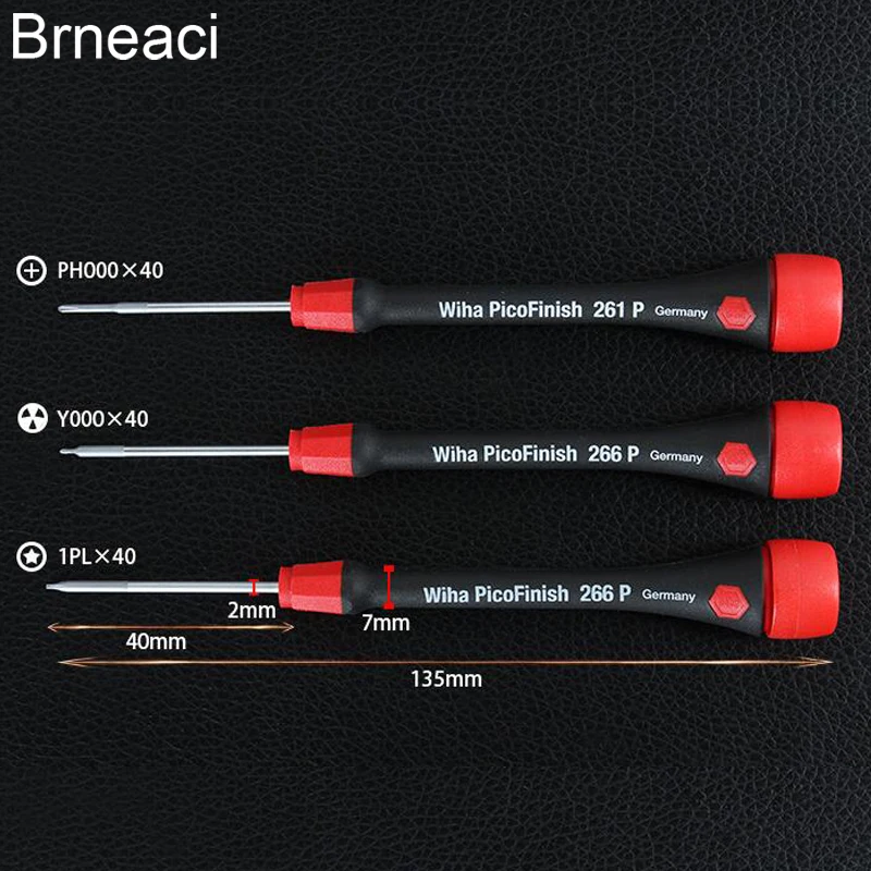 

Brneaci Five Stars Cross Triangle Screwdriver for iPhone 7 8 Plus Repair Medium Plate Screwdriver Mobile Maintenance Tools