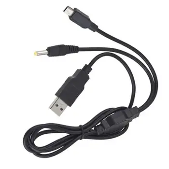

2 in 1 USB Charger Charging Data Transfer Cable for Sony PSP 2000 3000 to PC USB Charger