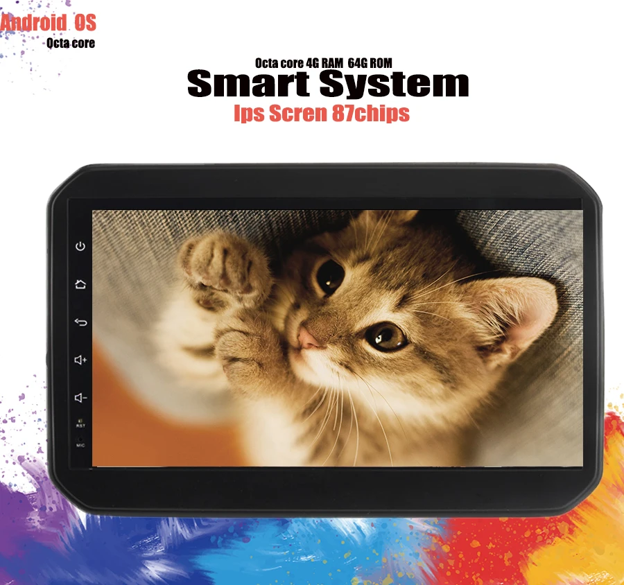 Автомагнитола 9 "с восьмиядерным процессором Android 10 0 мультимедийный dvd плеер