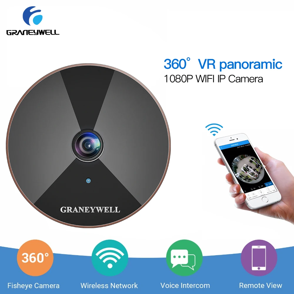 

Graneywell IP Camera Indoor Wireless 960 1.3MP Home Security Wifi Camera Two Way Audio Baby Monitor Video Surveillance Camera
