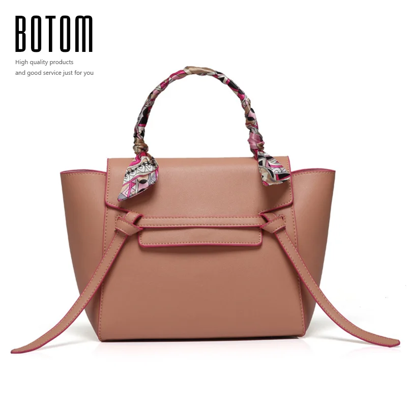 

Botom Newest Women Handbags Fashion Femme Shoulder Bag High Quality Pu Leather across body Ladies Messenger Belt Becoration Bags