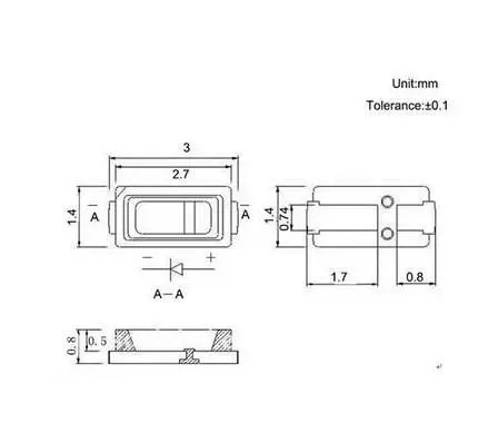 2700K 3000K 4000K 6000K 3V 30ma 10-13lm SMD LED 3014 Diode Fast Delivery Via Aliexpress Standar Air Mail