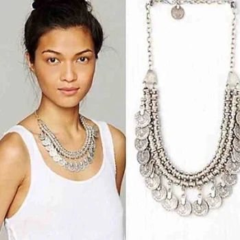 Bohemian Turkish Ethnic Metal Gypsy Coachella Beach Choker