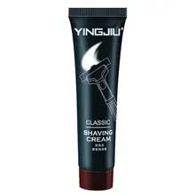 35 г освежающий крем для бритья бороды молочно-белая пена смягчающая смазка уменьшающая трение уход за кожей