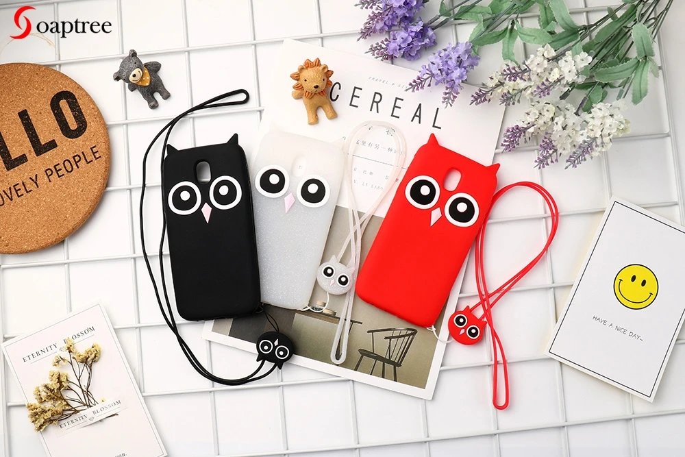 

Soaptree Case For Huawei Honor 9 8 5 4C 5C 4A 4X 6C Case For Huawei G8 Mini Y7 Prime Holly 4 Plus Cases Lanyard Silicone Covers