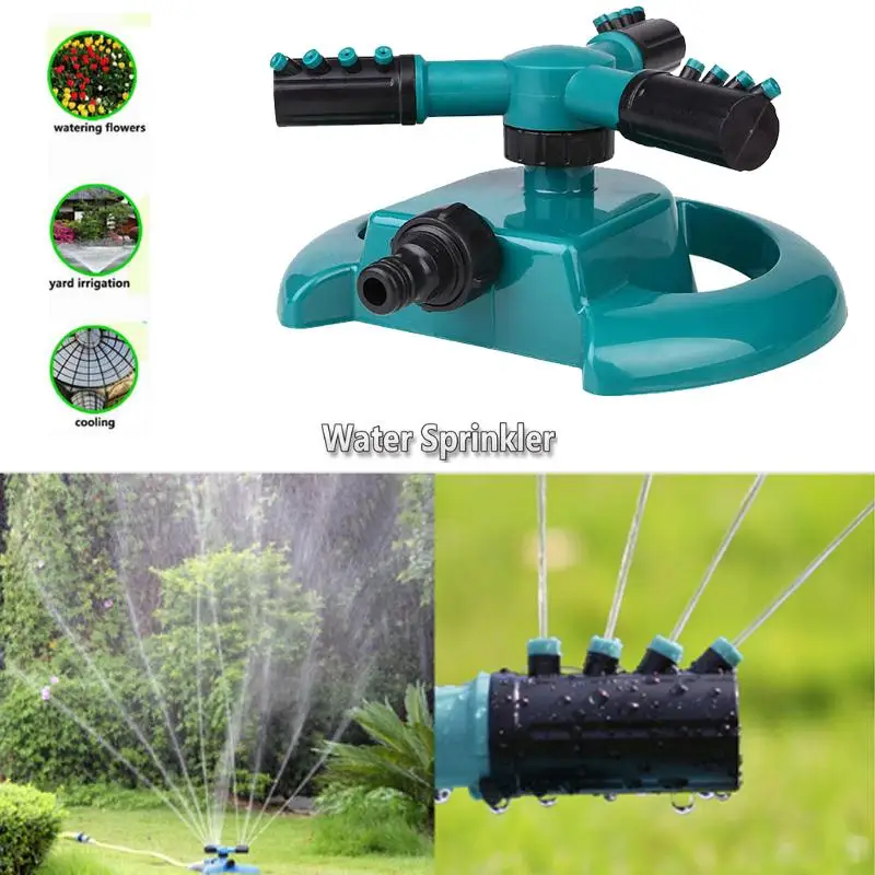 360 Degree Auto Rotation Sprinkler Spray Head Garden Lawn Irrigation