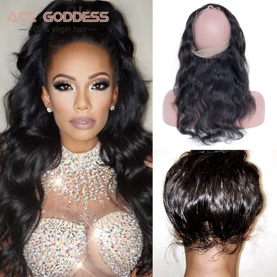 Buy 7A 360 Lace frontals 22x4x2 Lace Frontal With Baby Hair Natural Hairline