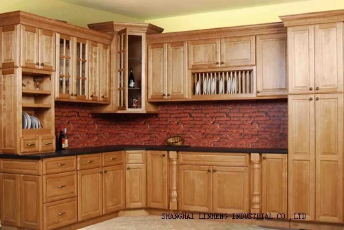 Best Offers Antique style kitchen cabinets(LH-SW007)