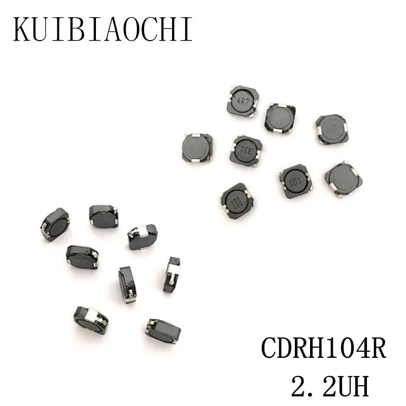 10 шт./лот SMD силовой индуктор CDRH104R 2.2UH 2R2 10*10*4 мм экранированный обмоточный