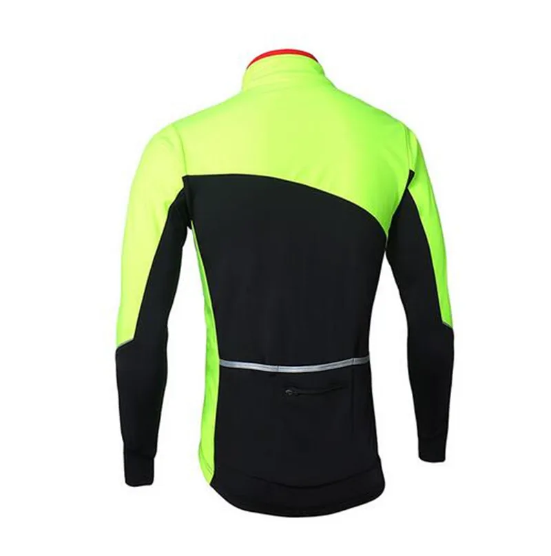 ARSUXEO Men Cycling Jacket Winter Thermal Fleece Warm Up MTB Bike Jacket Windproof Waterproof Reflective Cycling Coat ARSUXEO Men Cycling Jacket Winter Thermal Fleece Warm Up MTB Bike Jacket Windproof Waterproof Reflective Cycling Coat