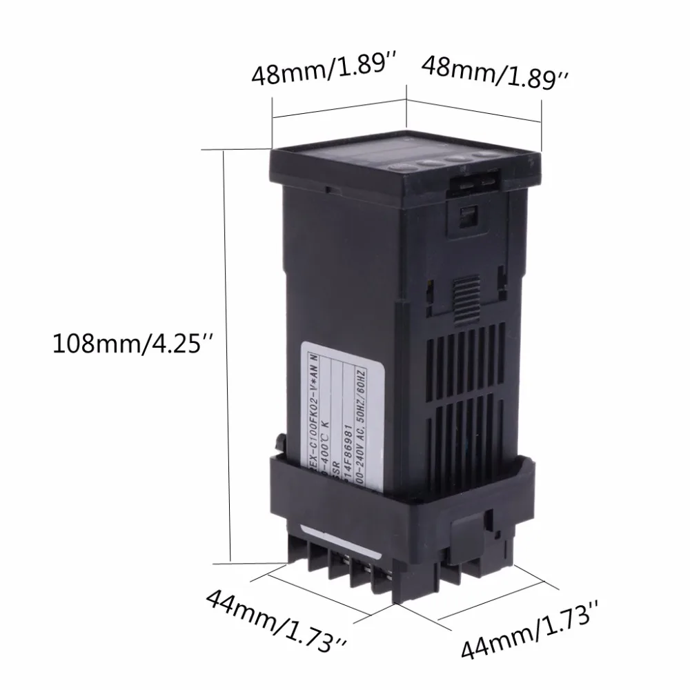 PID цифровой регулятор температуры REX-C100 0 до 400 градусов Цельсия K Тип вход SSR тестер выхода инструменты