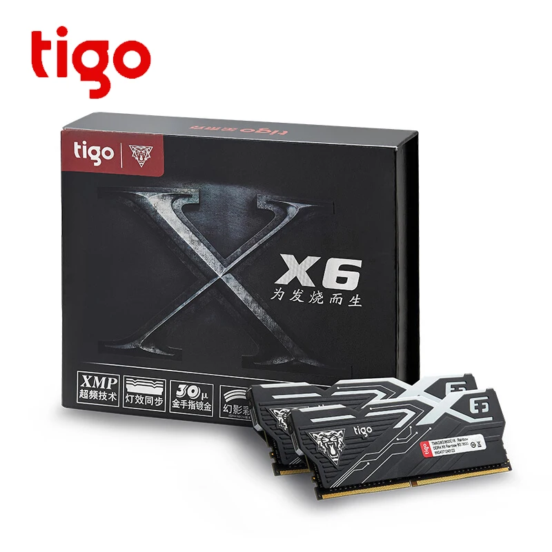 Tigo ram DDR4 16 Гб 3200 МГц RGB светодиодный игровой ПК Память для рабочего стола XMP разгон