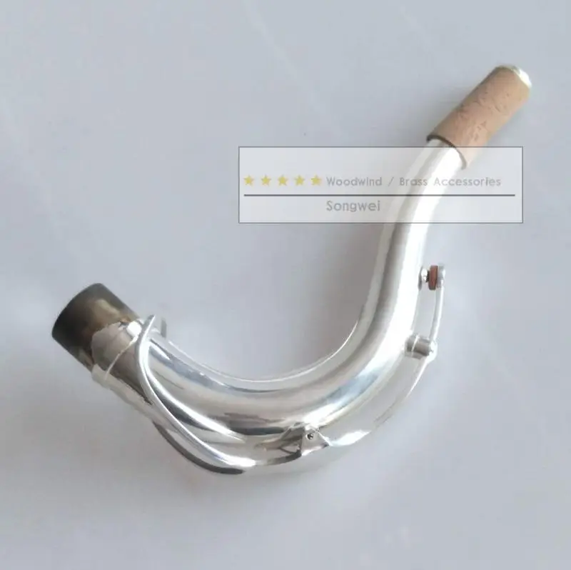 Saxophone Parts Accessories Tenor Bb saxophone neck repair parts 27.5mm or 28mm Silver plated