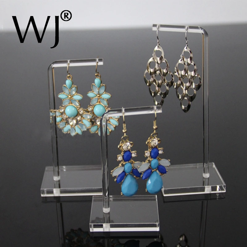 Jewelry Organizer Retail Earring Display Stands Necklace Rack Showcase Ring Hanger Holder Shelf Bracelet Tray Photography Props for Show