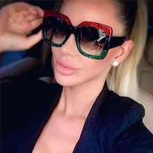 Новая большая коробка модные женские солнцезащитные очки Классические роскошные брендовые дизайнерские мужские очки для вождения автомобиля, клетчатый узор, UV400 очки