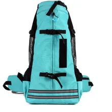 Рюкзак-переноска для собак для маленьких и средних домашних животных, Передняя облицовка, регулируемый пакет с сумкой для хранения, походная бейсболка для езды и походов 6-14 кг