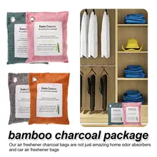 Дезодорант Твердый освежитель удаляет запах автомобиля 100 г активированные аксессуары из углеродного сплава натуральный бамбуковый уголь пакет очиститель воздуха