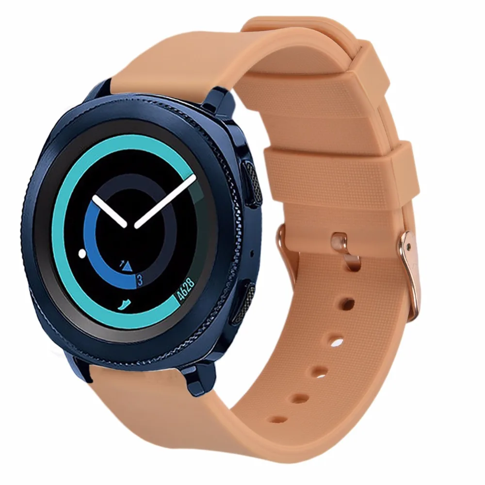 Bemorcabo Gear S2 Classic/Gear Sport Band 20 мм силиконовый ремешок для часов Samsung Classic SM R732/R735/Gear R600|20mm