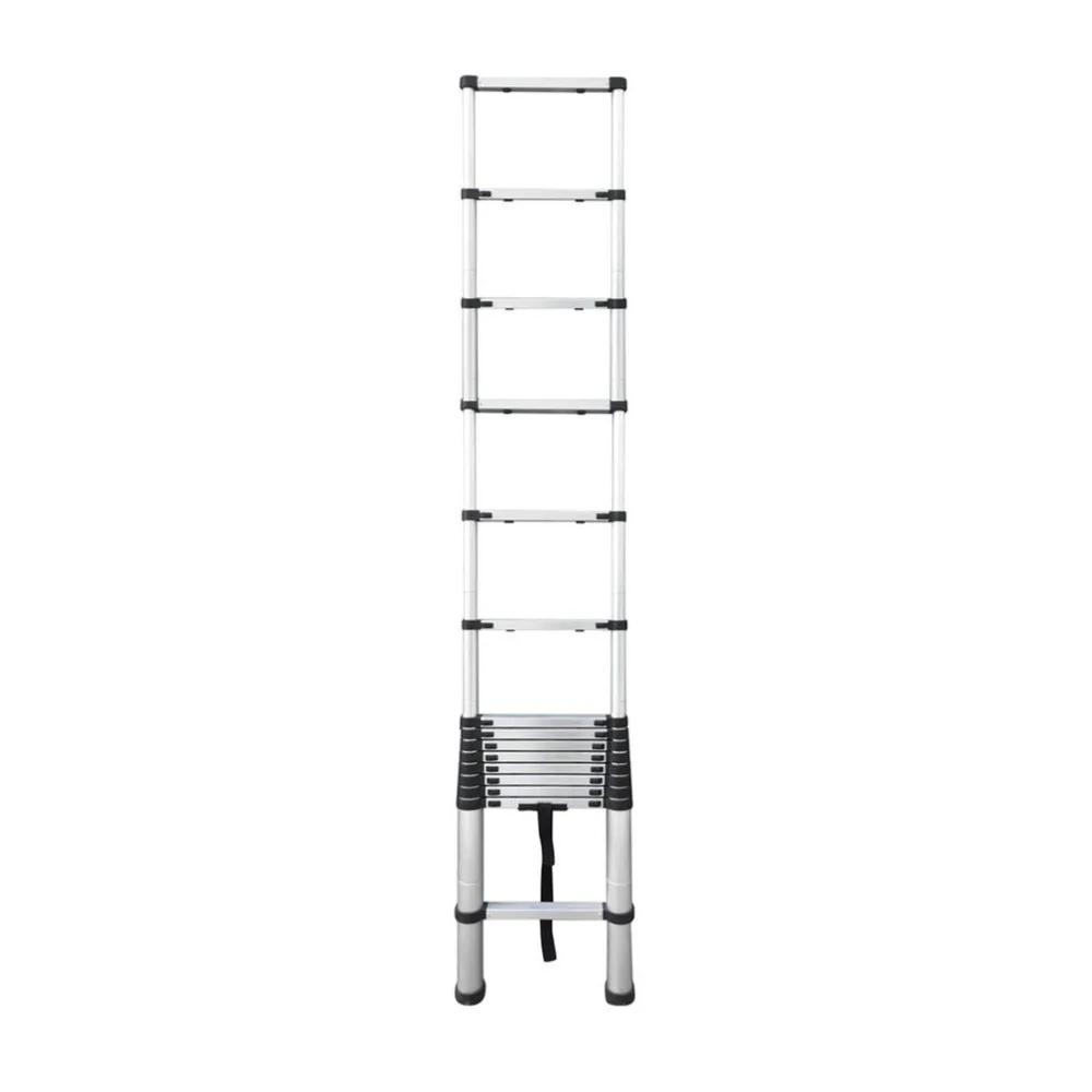 

Professional 4.4M Length Thickening Folding Single Telescopic Ladder Multifunctional Aluminum Retractable Ladder Household Tool