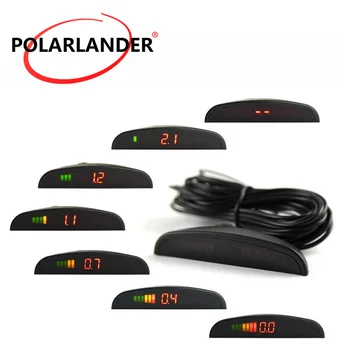

12V LED Display Auto Car Reverse Assistance Backup Radar accessory 2018 New For Car Parking Sensor Kit Monitor System Detector