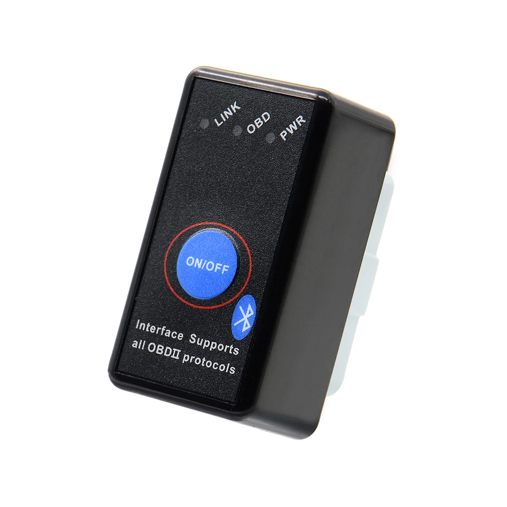 Супер Мини Elm327 Bluetooth OBD2 V1.5 Elm 327 V 1 5 OBD 2 Автомобильный диагностический сканер OBDII