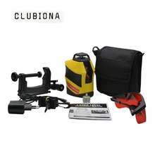 EU standard plug 2017 NEW 5 Lines Laser Level Industrial grade 360 degree rotary and house working laser level tools