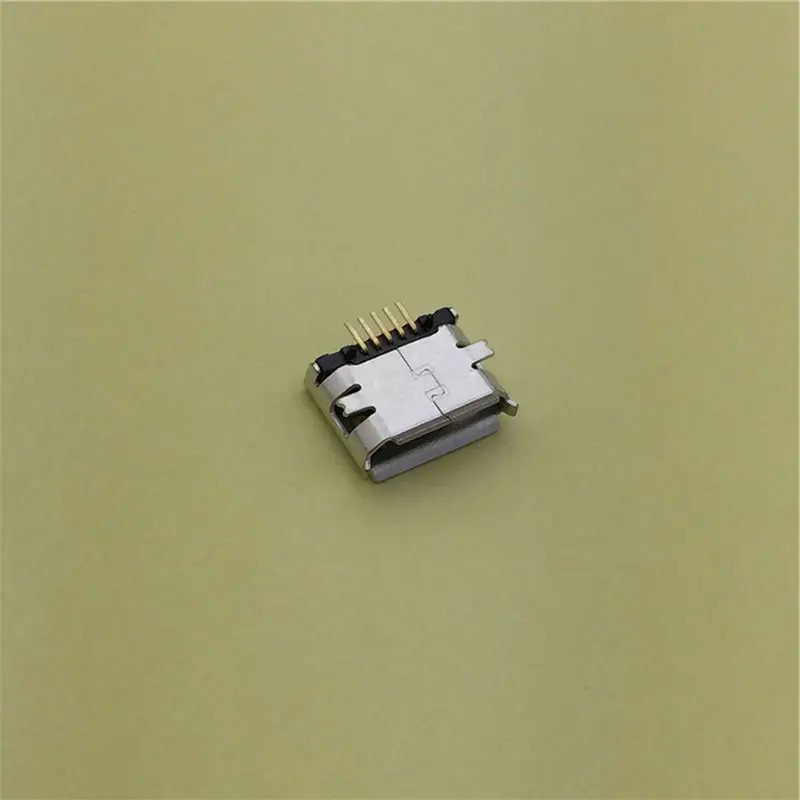 MCIGICM-100pcs-Micro-USB-5pin-Long-Pin-Female-Socket-Connector-Curly-Mouth-Type-for-Charging-Mobile (2)