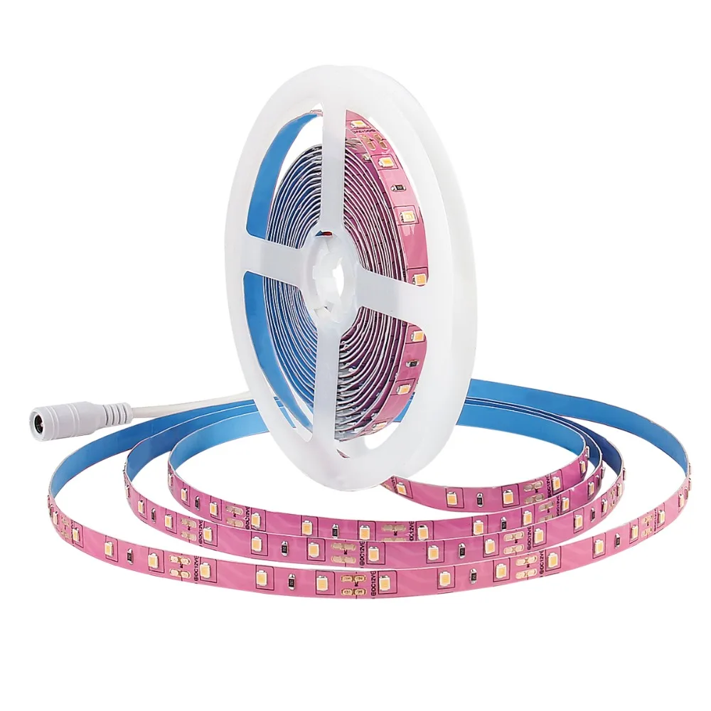 SuperNight 5050 SMD LED Strip 5M 60LEDsm DC 12V Single Color Flexible Tape LED Light Pink Blue Green Warm Cool White Lamp Band (21)
