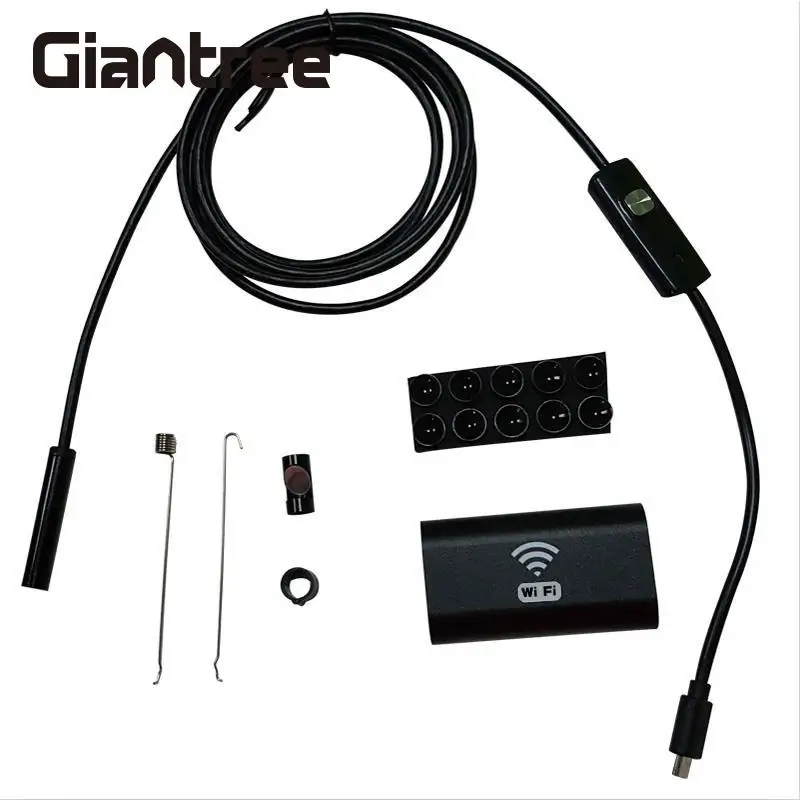 

1.5m 8mm Wireless WIFI Endoscope Waterproof 1.0MP Camera For iPhone Android new