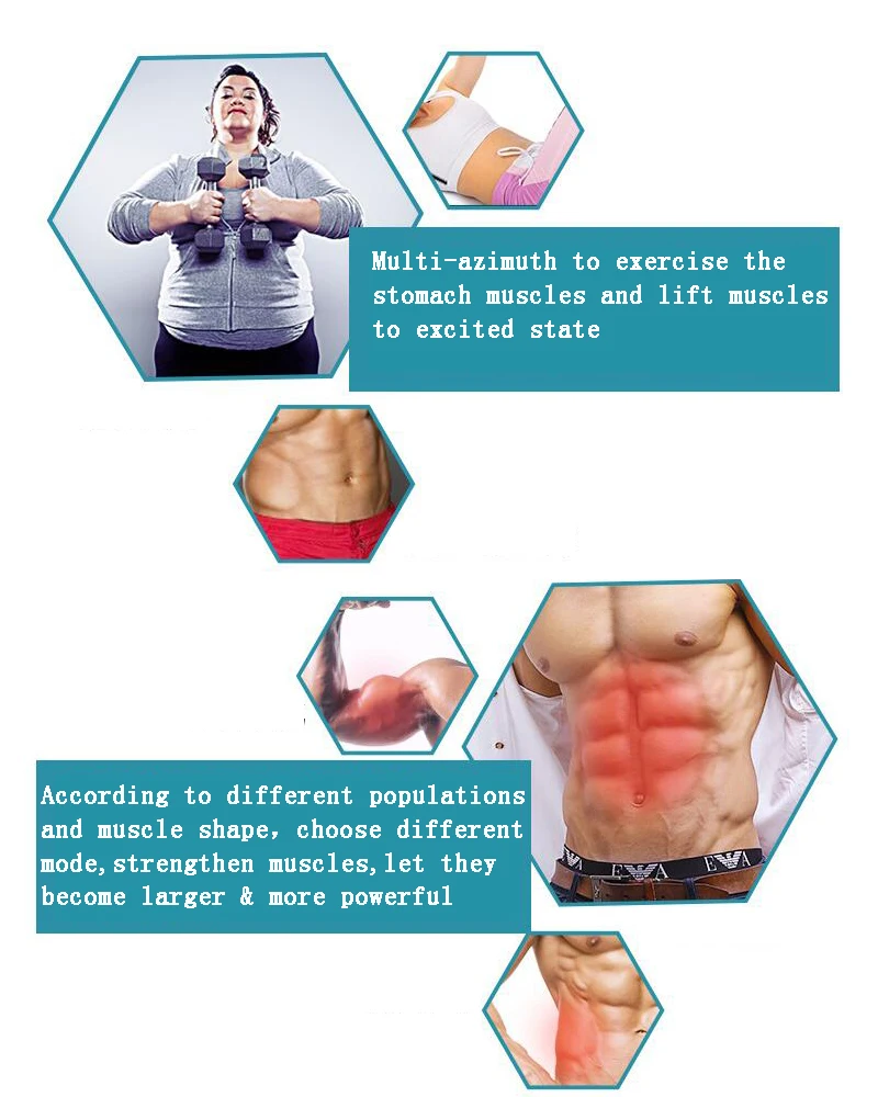 Беспроводной стимулятор мышц EMS Стимуляция тела похудение красота машина брюшной мышцы тренажер тренировочное устройство массажер для тела