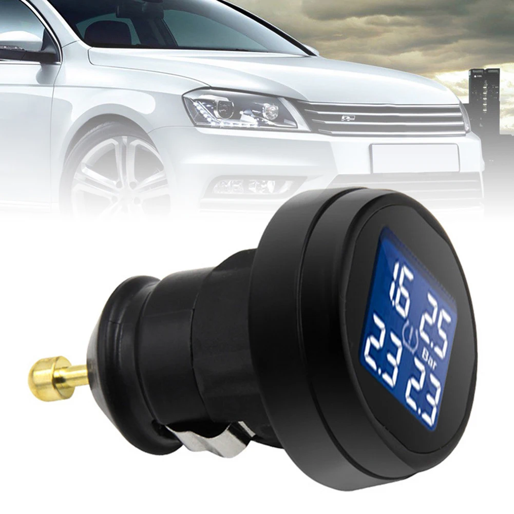 Автомобильный датчик TPMS прикуриватель автомобильный монитор давления в шинах внешний ЖК 4 Беспроводной датчик шины мониторинга