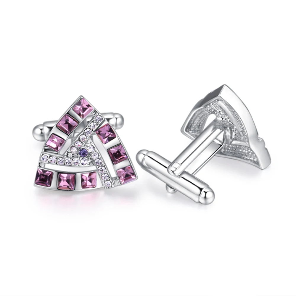 Новинка 2018 звенья для мужчин с кристаллами Swarovski деловых подарки парней на День