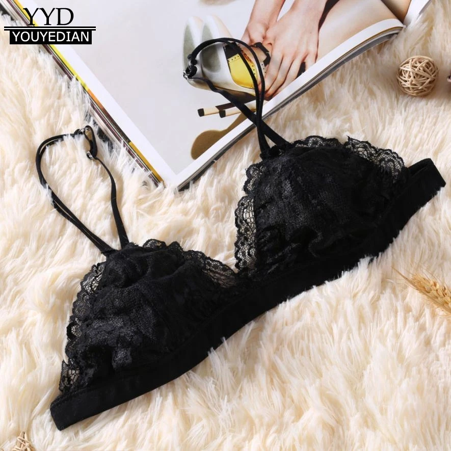 Buy New Arrival 2018 Sexy Ultra Thin Lace Bras For